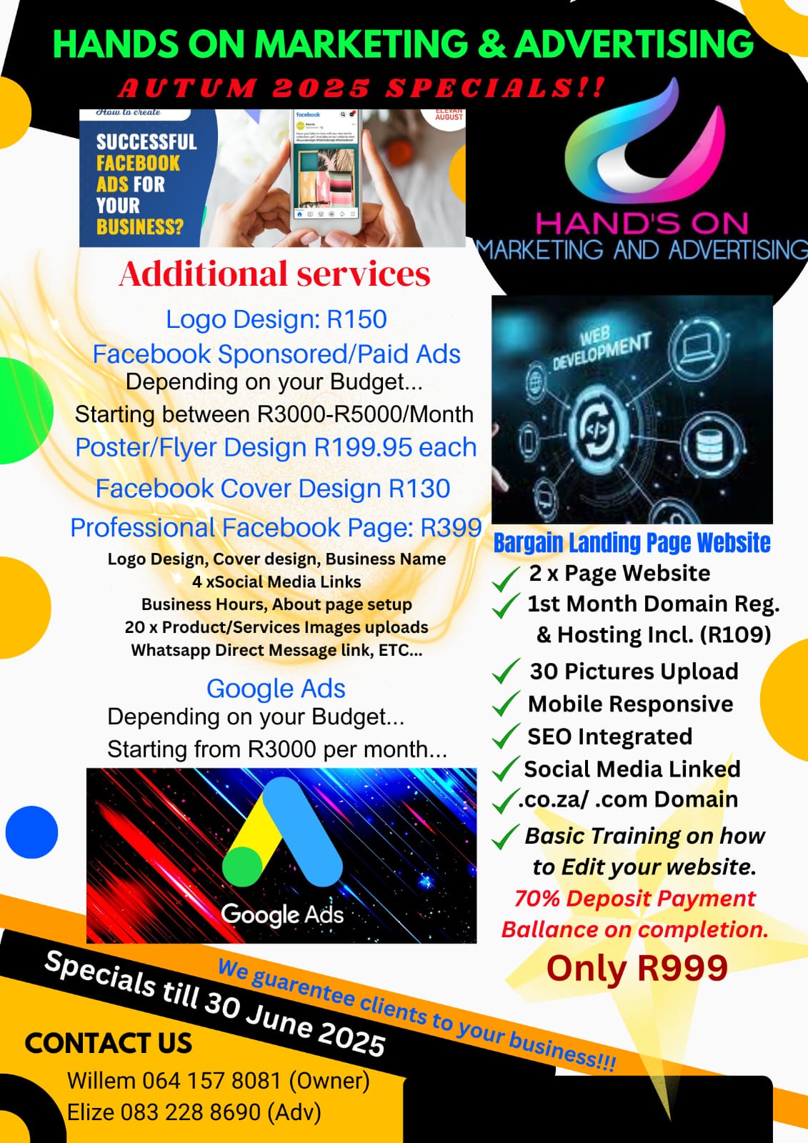 Hands on ads Poster 2